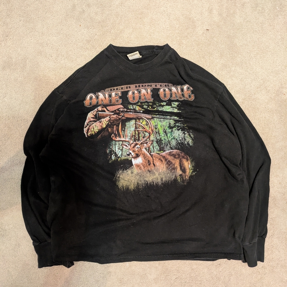 Black hunting sweatshirt